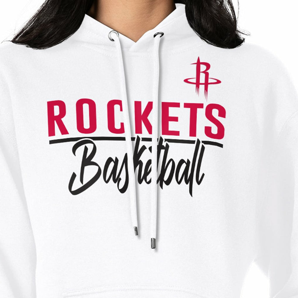 NBA - Houston Rockets G-III 4Her by Carl Banks Women's Graphics Fleece Pullover Hoodie - White