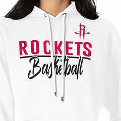 NBA - Houston Rockets G-III 4Her by Carl Banks Women's Graphics Fleece Pullover Hoodie - White