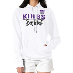 NBA - Sacramento Kings G-III 4Her by Carl Banks Women's Graphics Fleece Pullover Hoodie - White