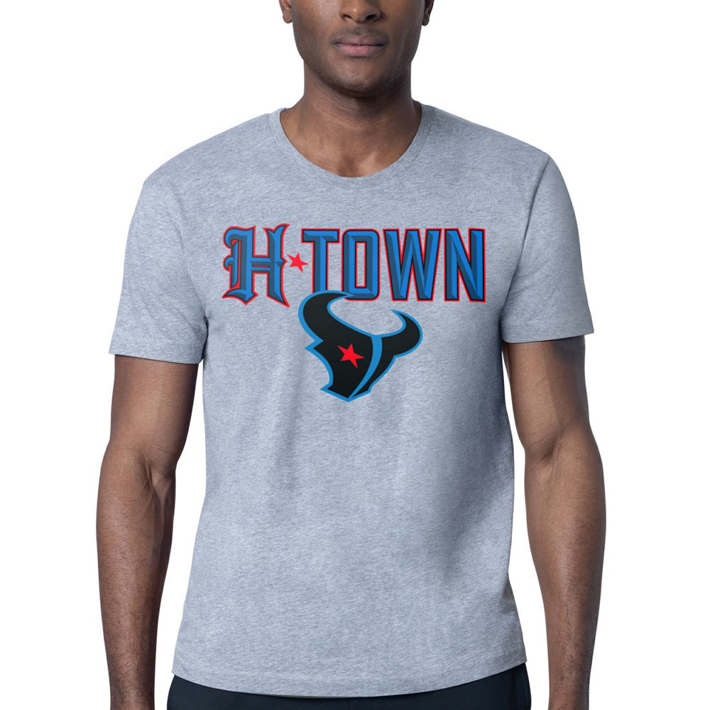Houston Texans Starter H-Town Graphic T-Shirt Heather Gray - NFL