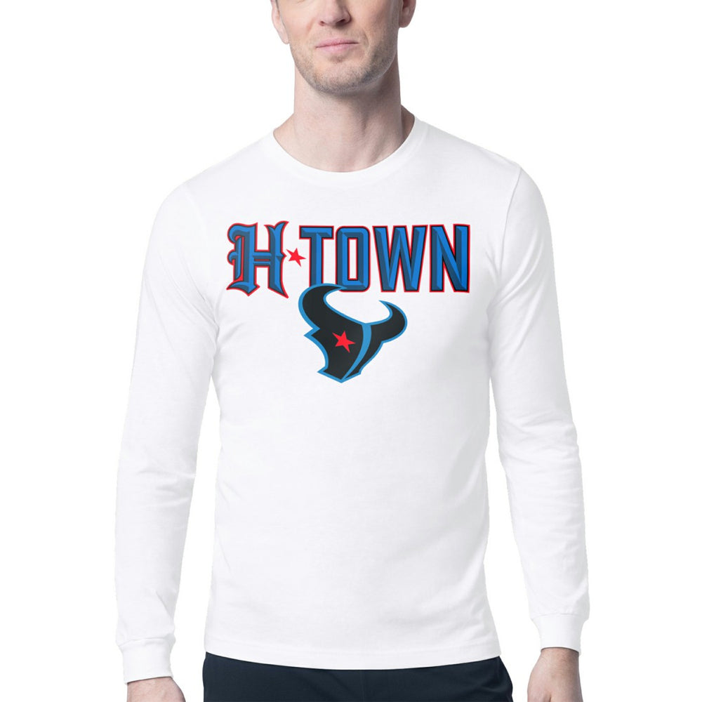 Houston Texans Starter H-Town Graphic Long Sleeve T-Shirt White - NFL