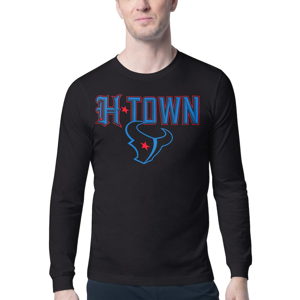 Houston Texans Starter H-Town Graphic Long Sleeve T-Shirt Black - NFL