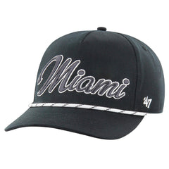 Miami Dolphins '47 Overhand Speckle Hitch Adjustable Hat Black - 47 brand