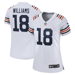 Caleb Williams Chicago Bears Women's 2nd Alternate Game Player Jersey White - Nike