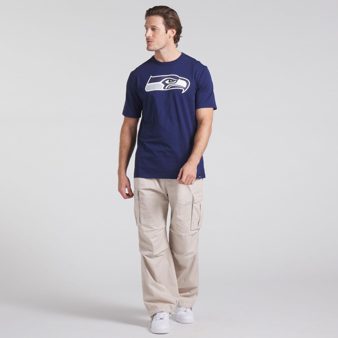 Seattle Seahawks Field Goal Legacy T-Shirt College Navy - Fanatics