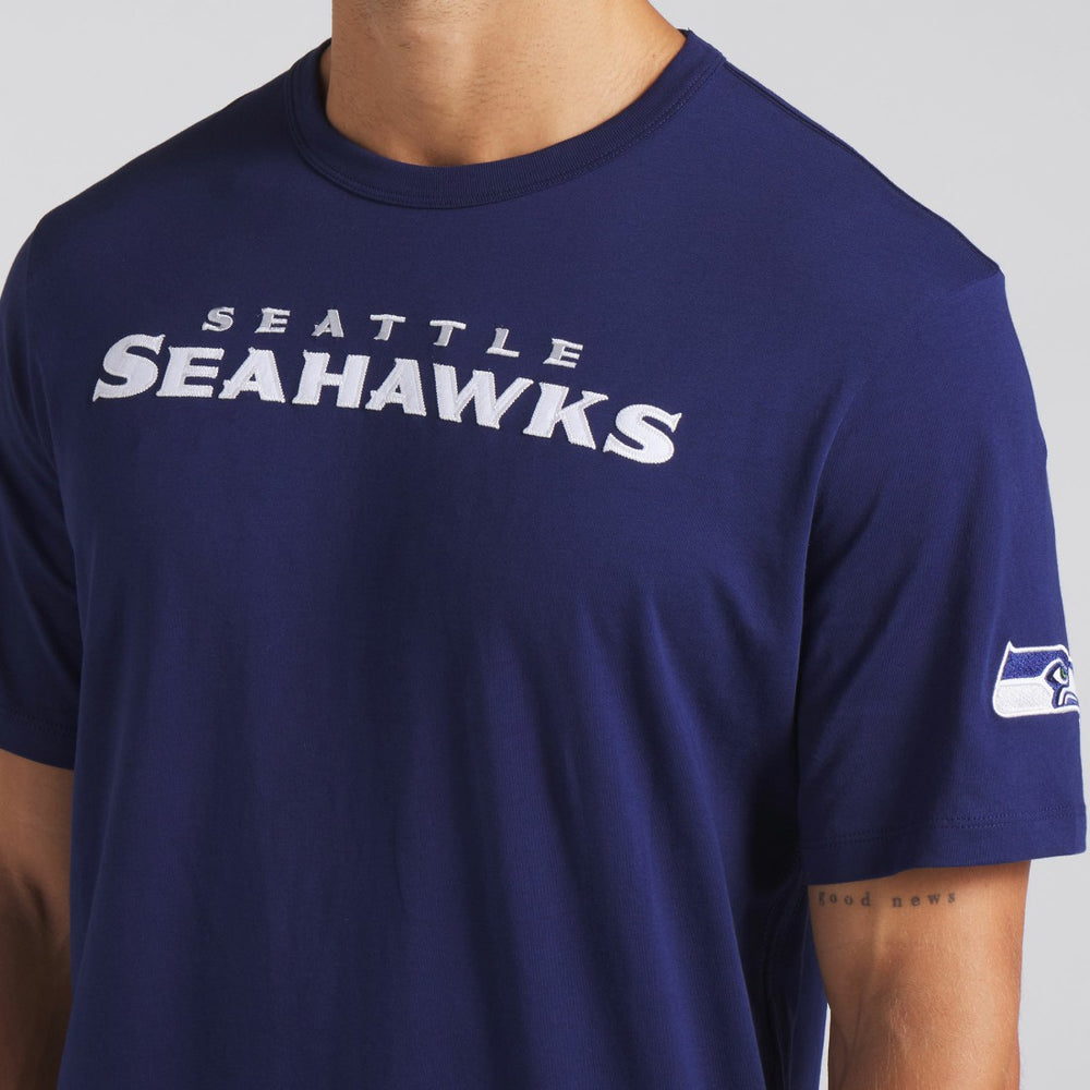 Seattle Seahawks Option Route Legacy T-Shirt College Navy - Fanatics
