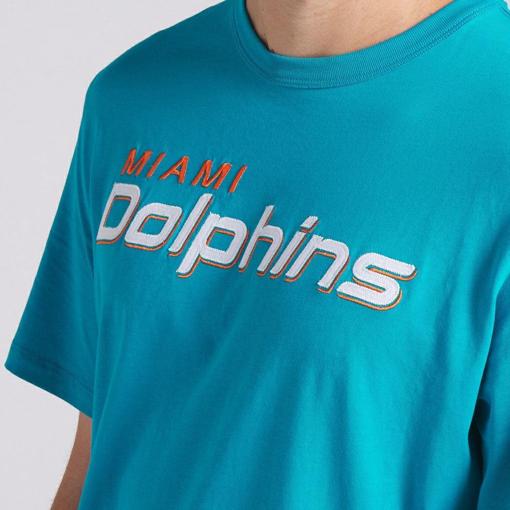 Miami Dolphins Option Route Legacy T-Shirt Aqua - Fanatics