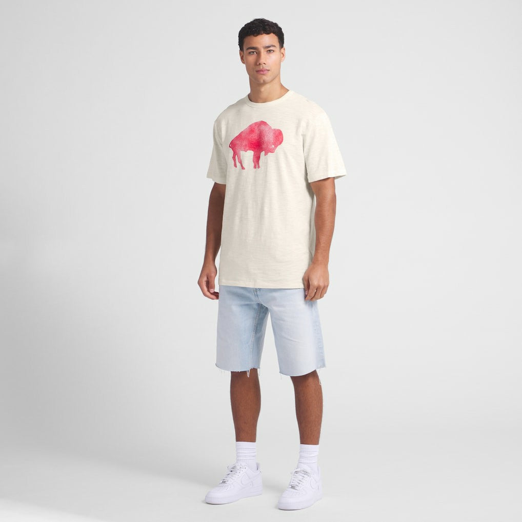 Buffalo Bills Slub T-Shirt Cream - Fanatics