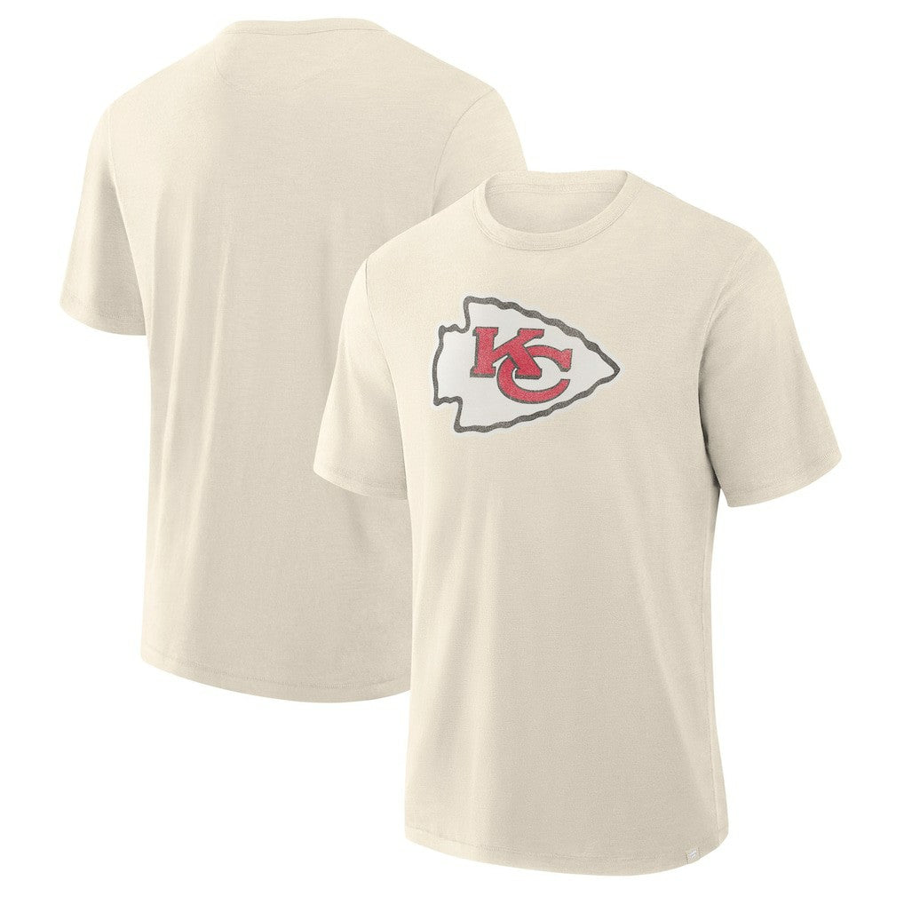 Kansas City Chiefs Slub T-Shirt Cream - Fanatics