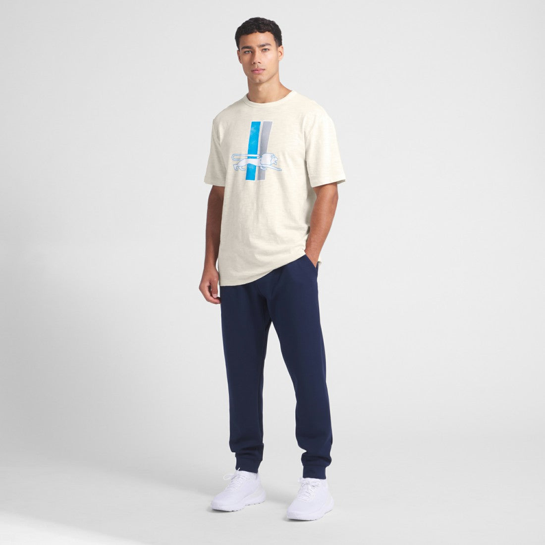 Detroit Lions Slub T-Shirt Cream - Fanatics