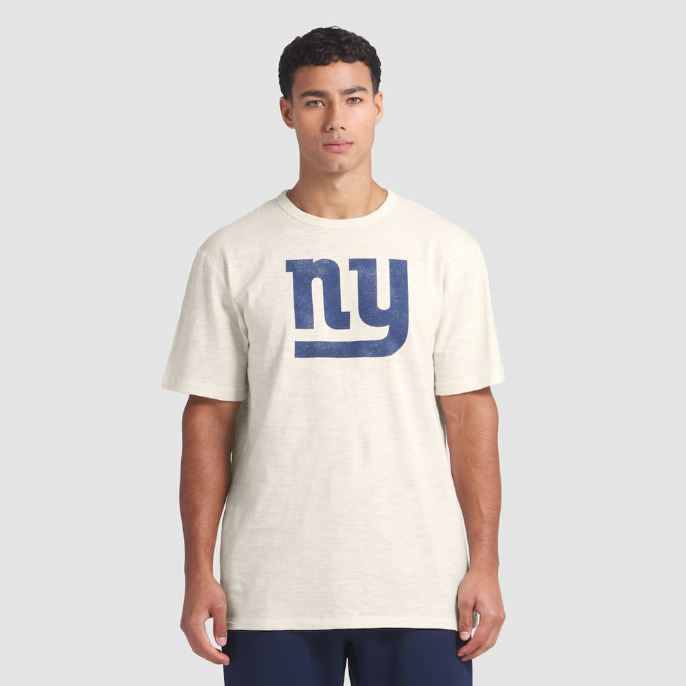 New York Giants Slub T-Shirt Cream - Fanatics
