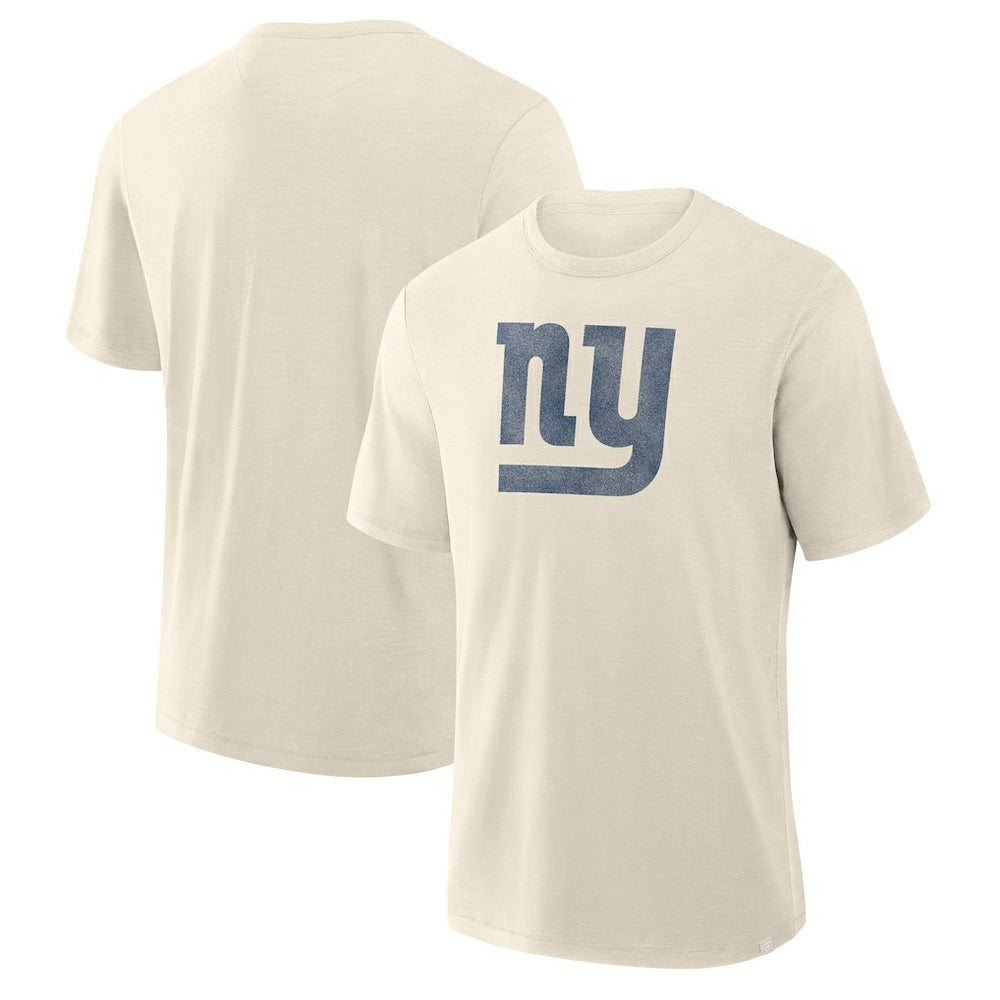 New York Giants Slub T-Shirt Cream - Fanatics