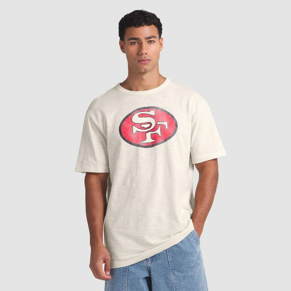 San Francisco 49ers Slub T-Shirt Cream - Fanatics
