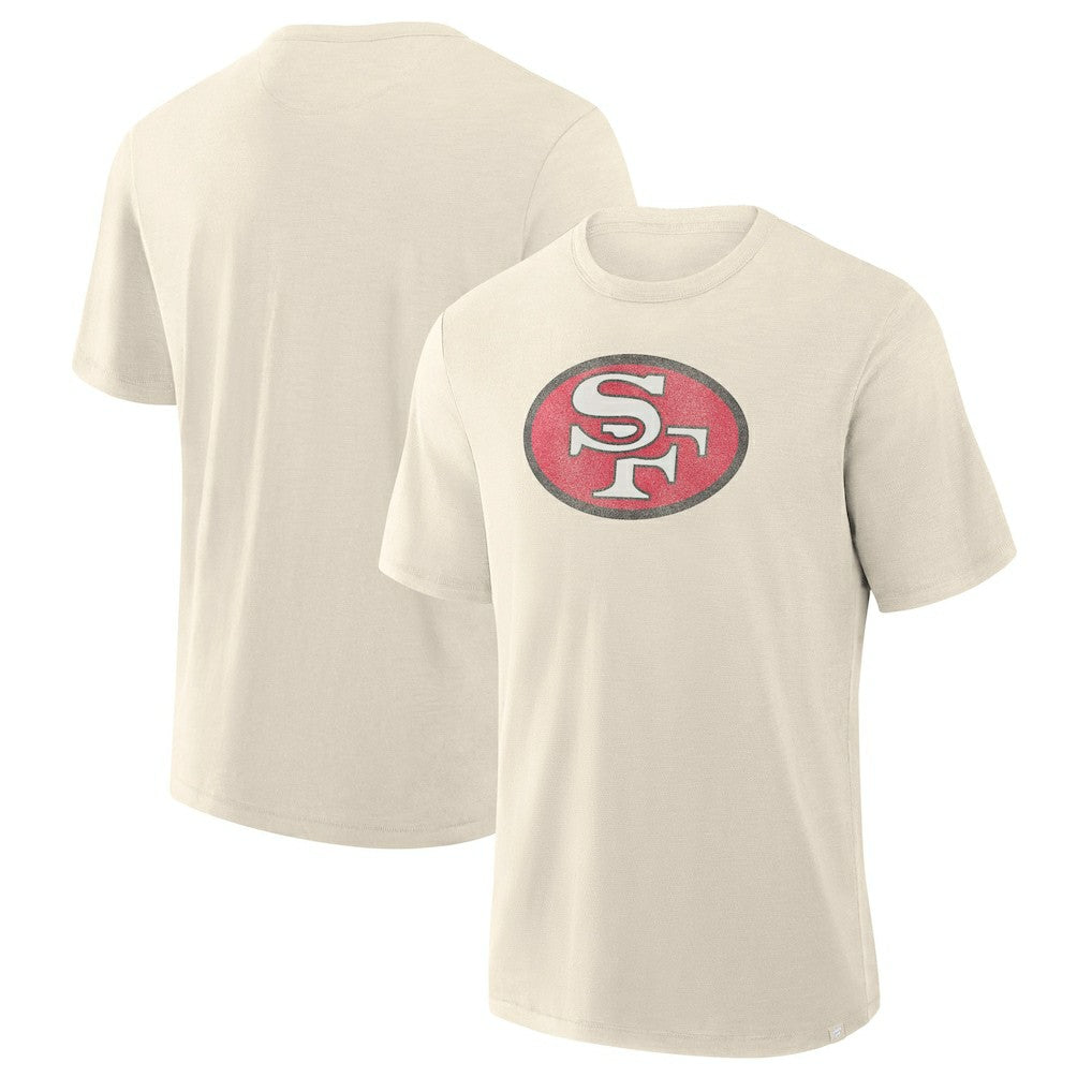 San Francisco 49ers Slub T-Shirt Cream - Fanatics