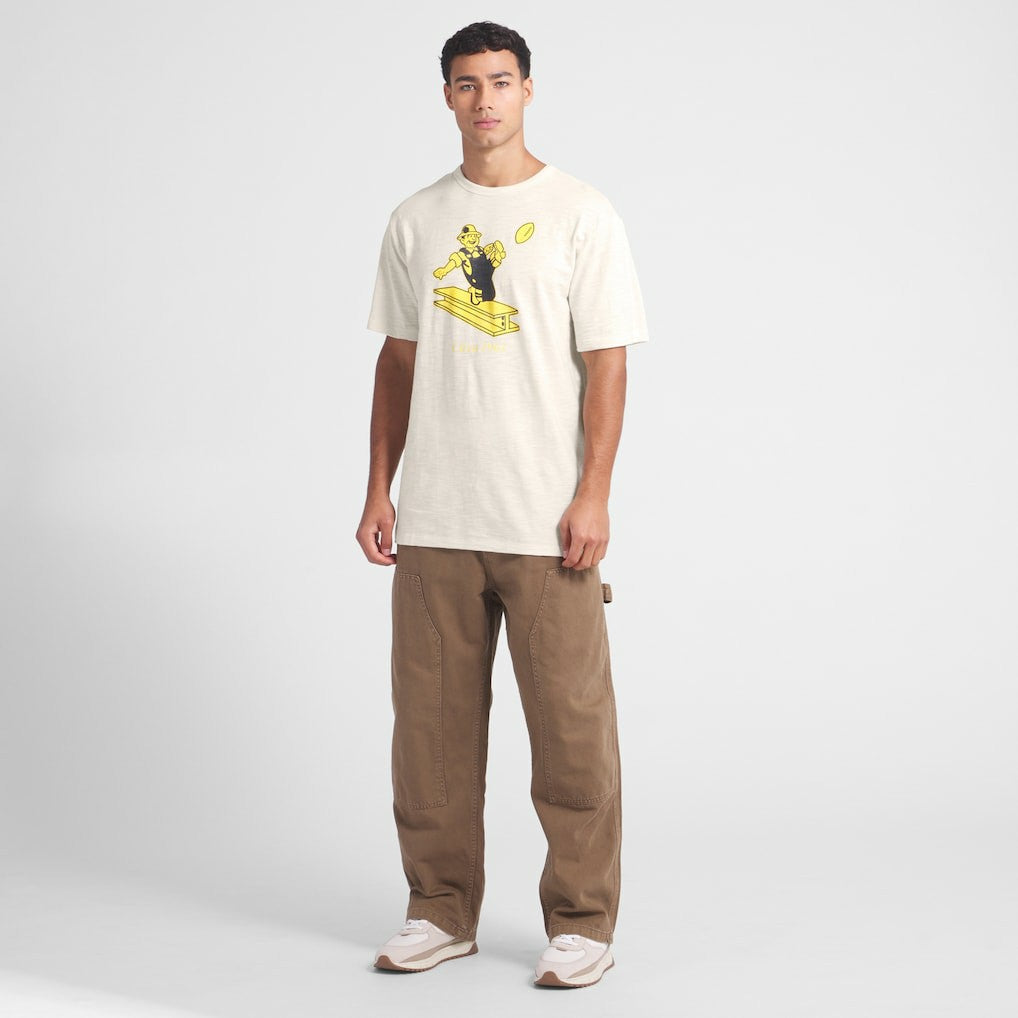Pittsburgh Steelers Slub T-Shirt Cream - Fanatics