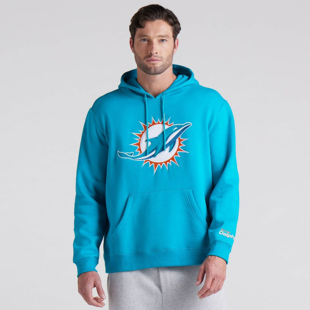 Miami Dolphins Pylon Cam Legacy Pullover Hoodie Aqua - Fanatics