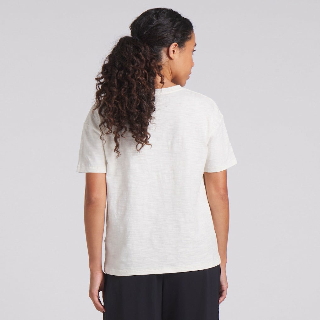 San Francisco 49ers Women's Trick Play Slub Boxy T-Shirt Cream - Fanatics