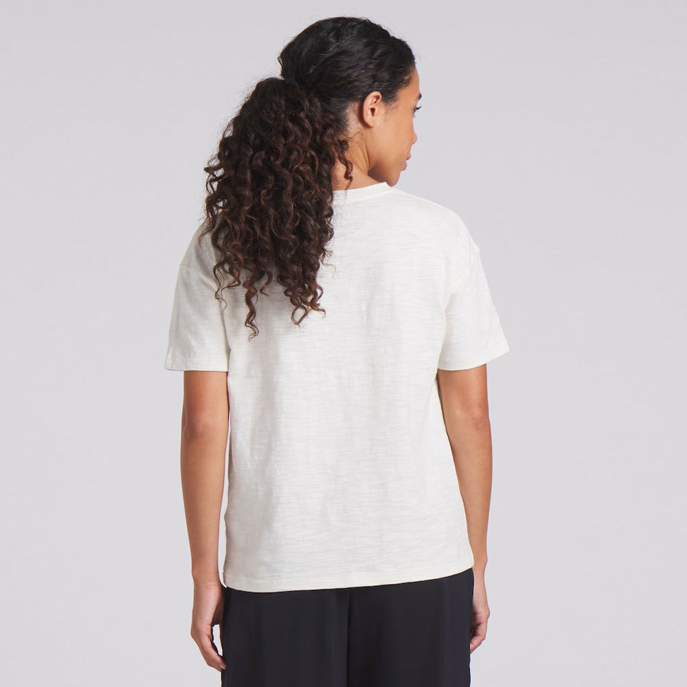 San Francisco 49ers Women's Trick Play Slub Boxy T-Shirt Cream - Fanatics