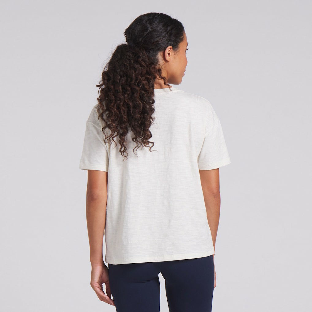 Chicago Bears Women's Trick Play Slub Boxy T-Shirt Cream - Fanatics