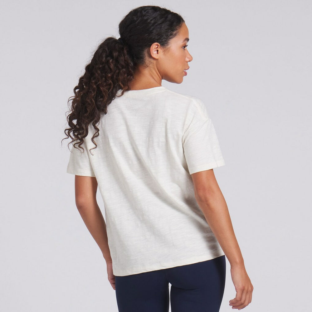 Dallas Cowboys Women's Trick Play Slub Boxy T-Shirt Cream - Fanatics