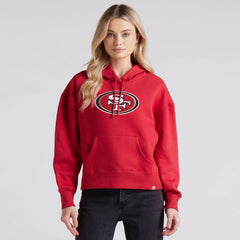 San Francisco 49ers Women's Legacy Fleece Pullover Hoodie Scarlet - Fanatics