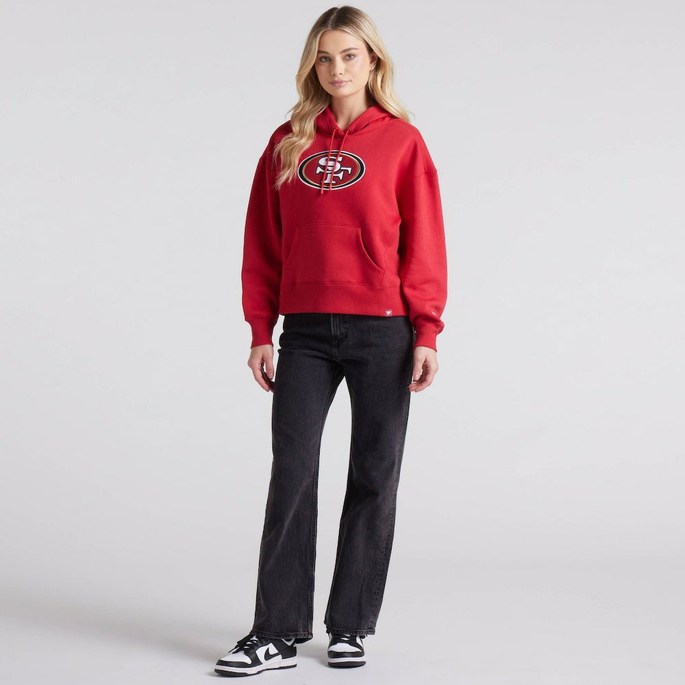 San Francisco 49ers Women's Legacy Fleece Pullover Hoodie Scarlet - Fanatics