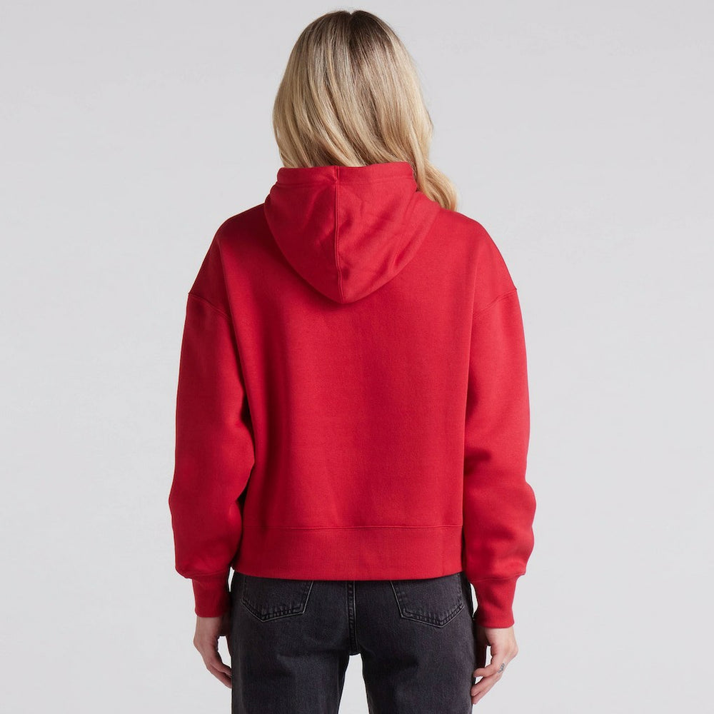 San Francisco 49ers Women's Legacy Fleece Pullover Hoodie Scarlet - Fanatics