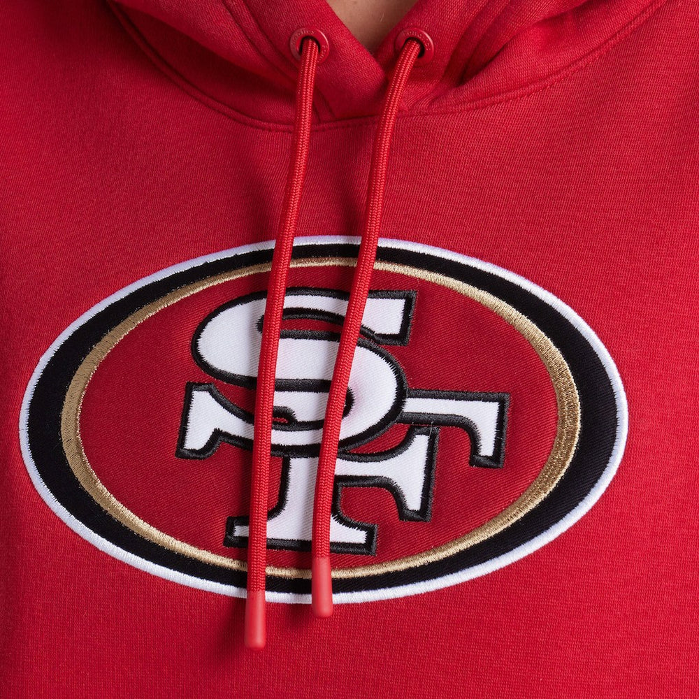 San Francisco 49ers Women's Legacy Fleece Pullover Hoodie Scarlet - Fanatics