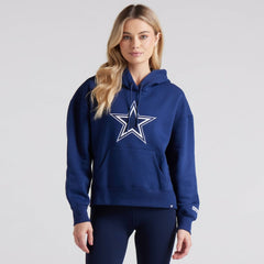 Dallas Cowboys Women's Legacy Fleece Pullover Hoodie Navy - Fanatics
