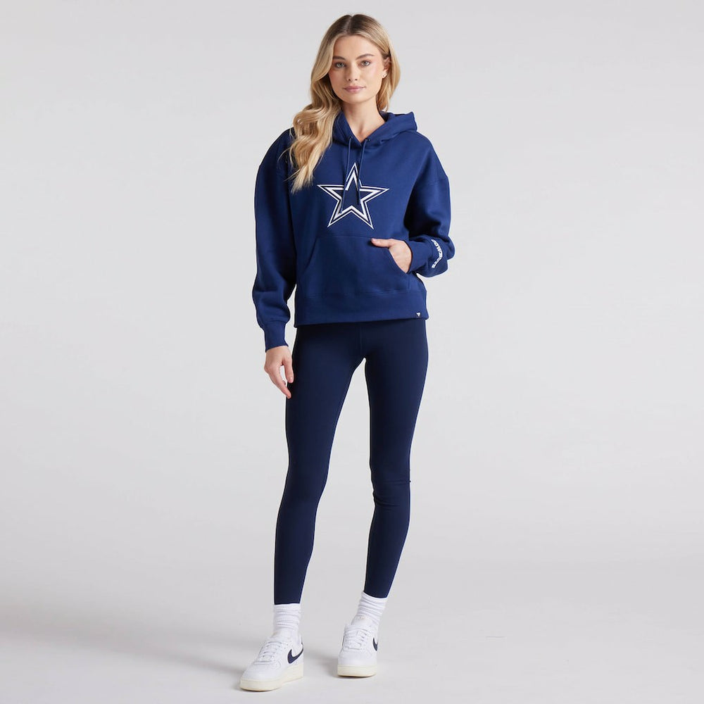 Dallas Cowboys Women's Legacy Fleece Pullover Hoodie Navy - Fanatics