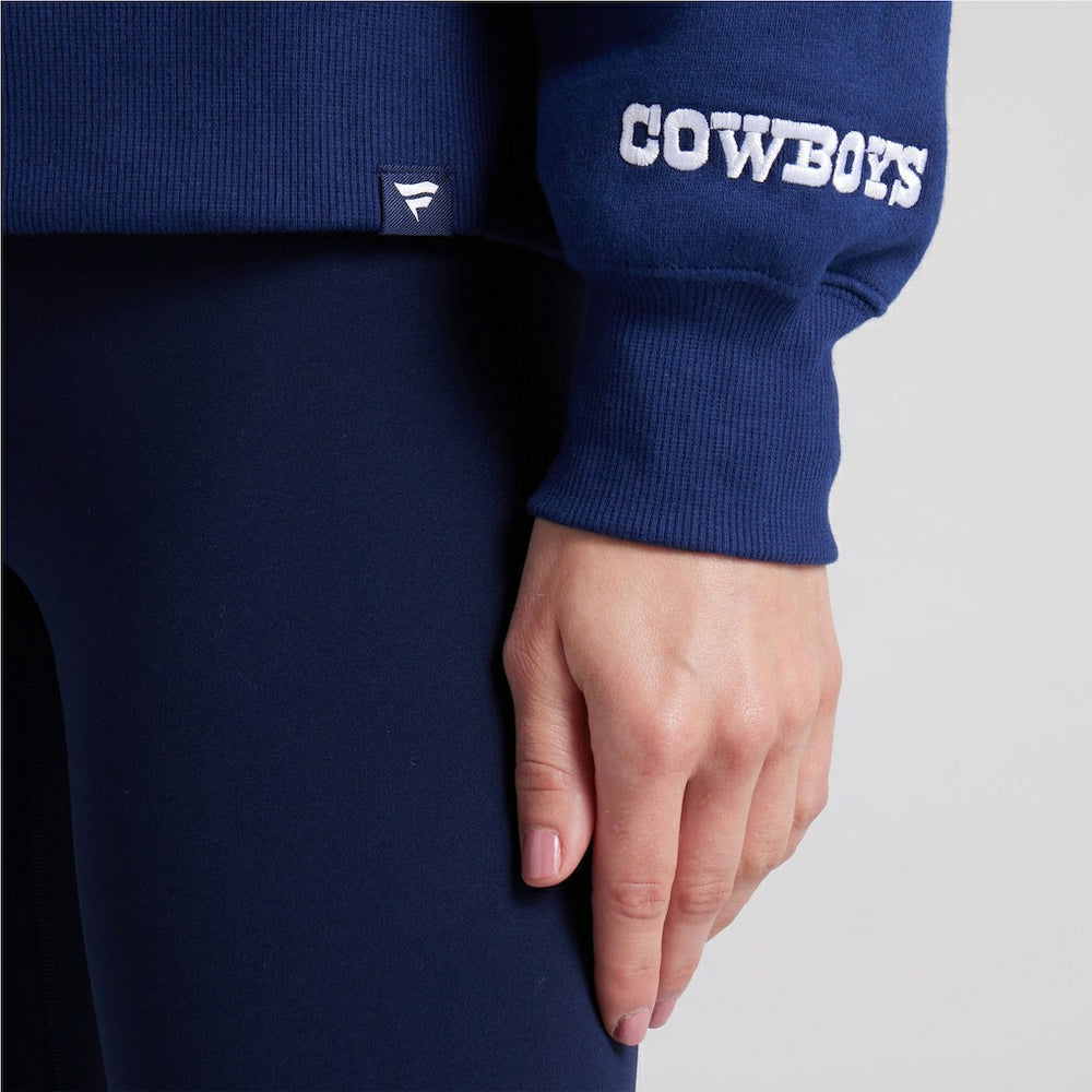 Dallas Cowboys Women's Legacy Fleece Pullover Hoodie Navy - Fanatics