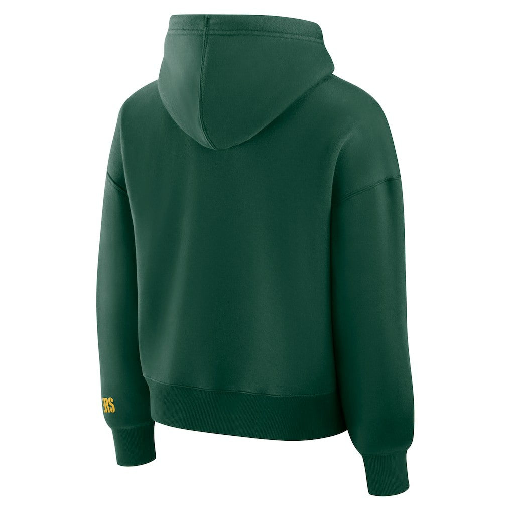 Green Bay Packers Women's Legacy Fleece Pullover Hoodie Green - Fanatics