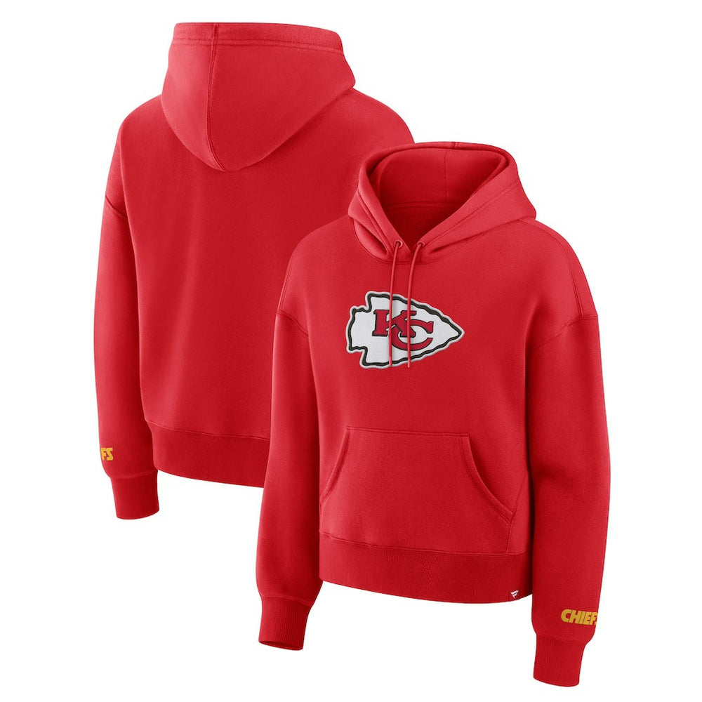 Kansas City Chiefs Women's Legacy Fleece Pullover Hoodie Red - Fanatics