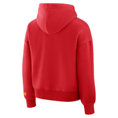 Kansas City Chiefs Women's Legacy Fleece Pullover Hoodie Red - Fanatics