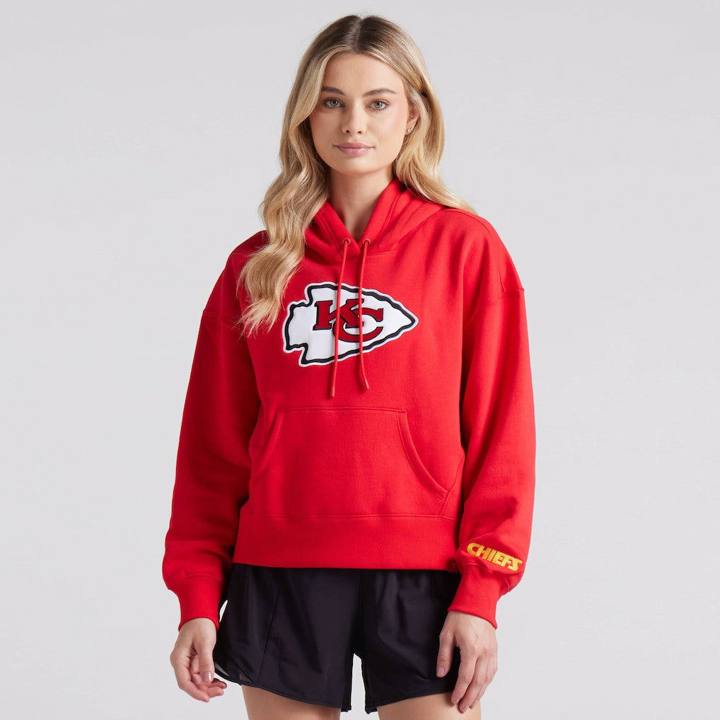 Kansas City Chiefs Women's Legacy Fleece Pullover Hoodie Red - Fanatics