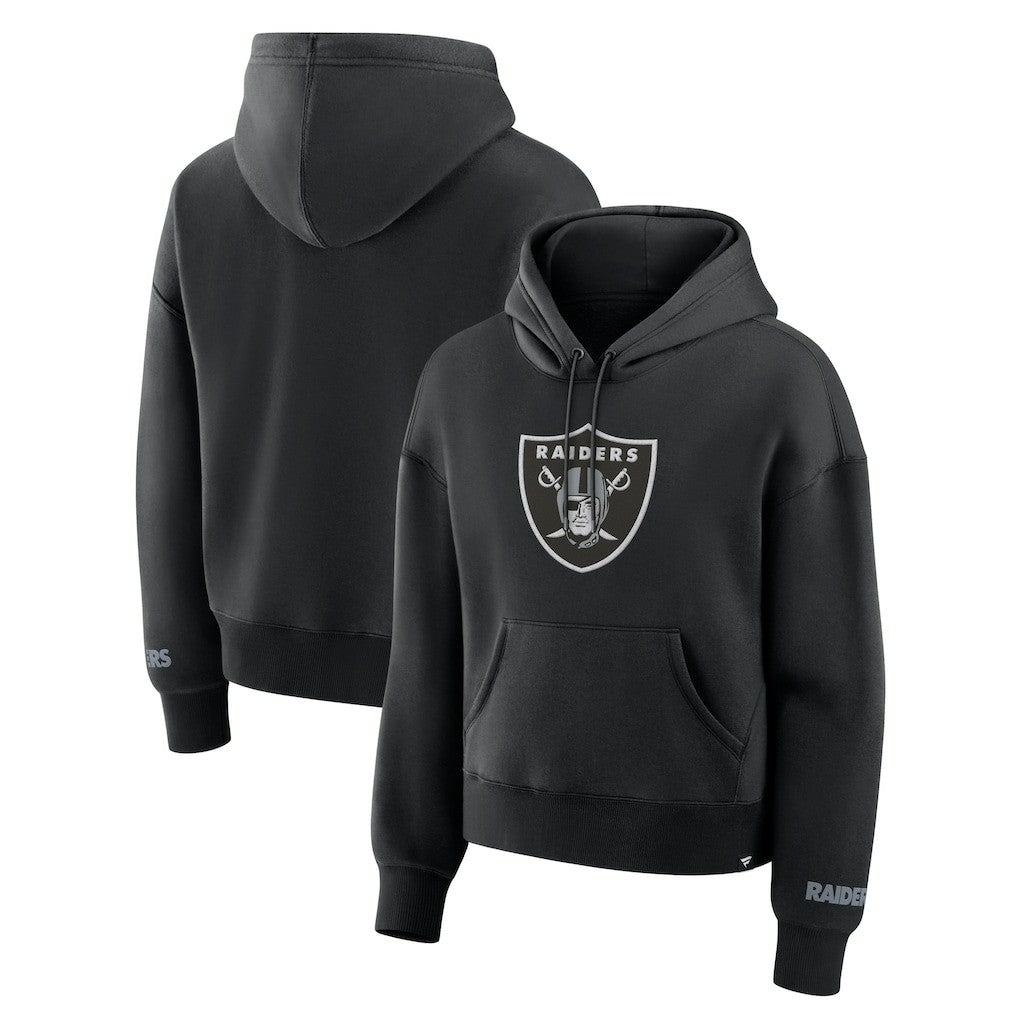 Las Vegas Raiders Women's Legacy Fleece Pullover Hoodie Black - Fanatics