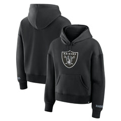 Las Vegas Raiders Women's Legacy Fleece Pullover Hoodie Black - Fanatics
