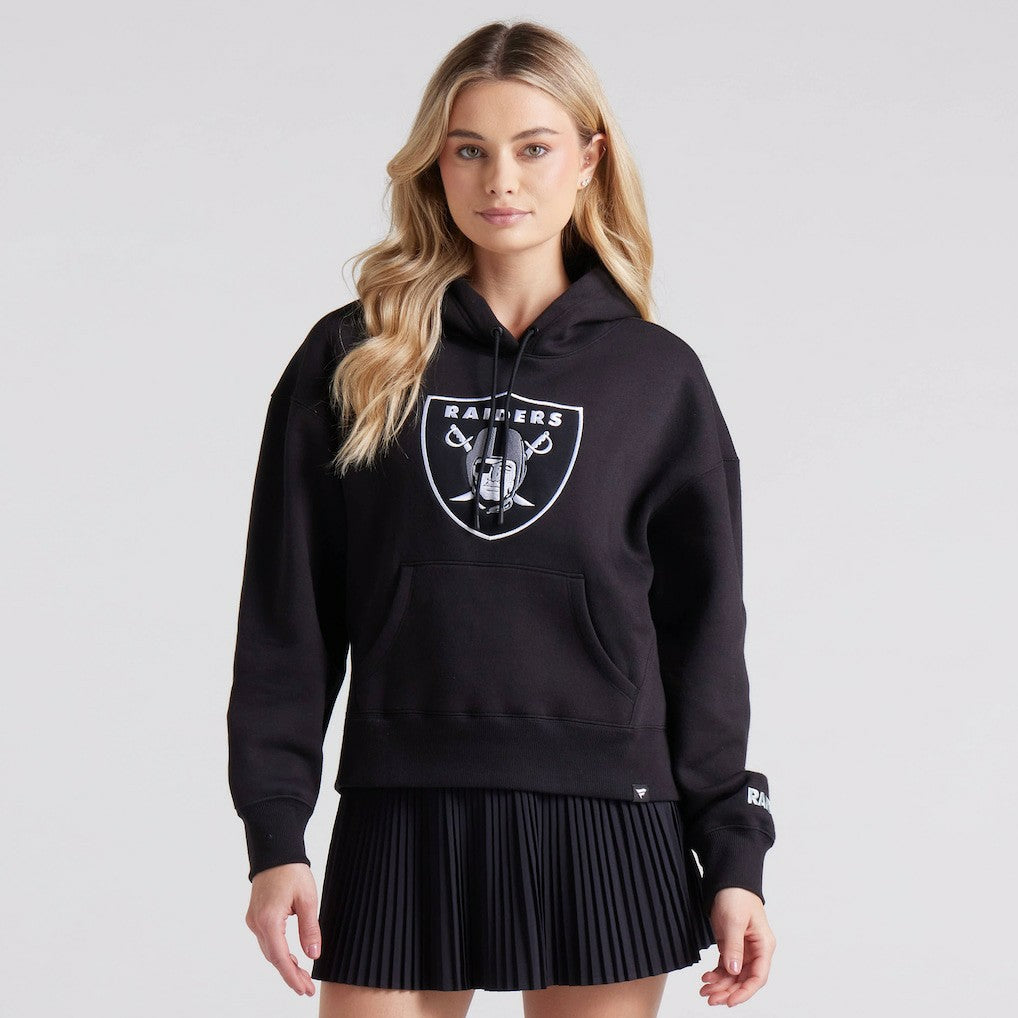 Las Vegas Raiders Women's Legacy Fleece Pullover Hoodie Black - Fanatics