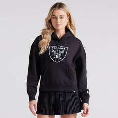 Las Vegas Raiders Women's Legacy Fleece Pullover Hoodie Black - Fanatics
