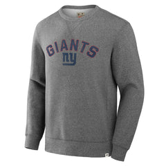 New York Giants Loop Terry Pullover Sweatshirt Heather Gray - Fanatics