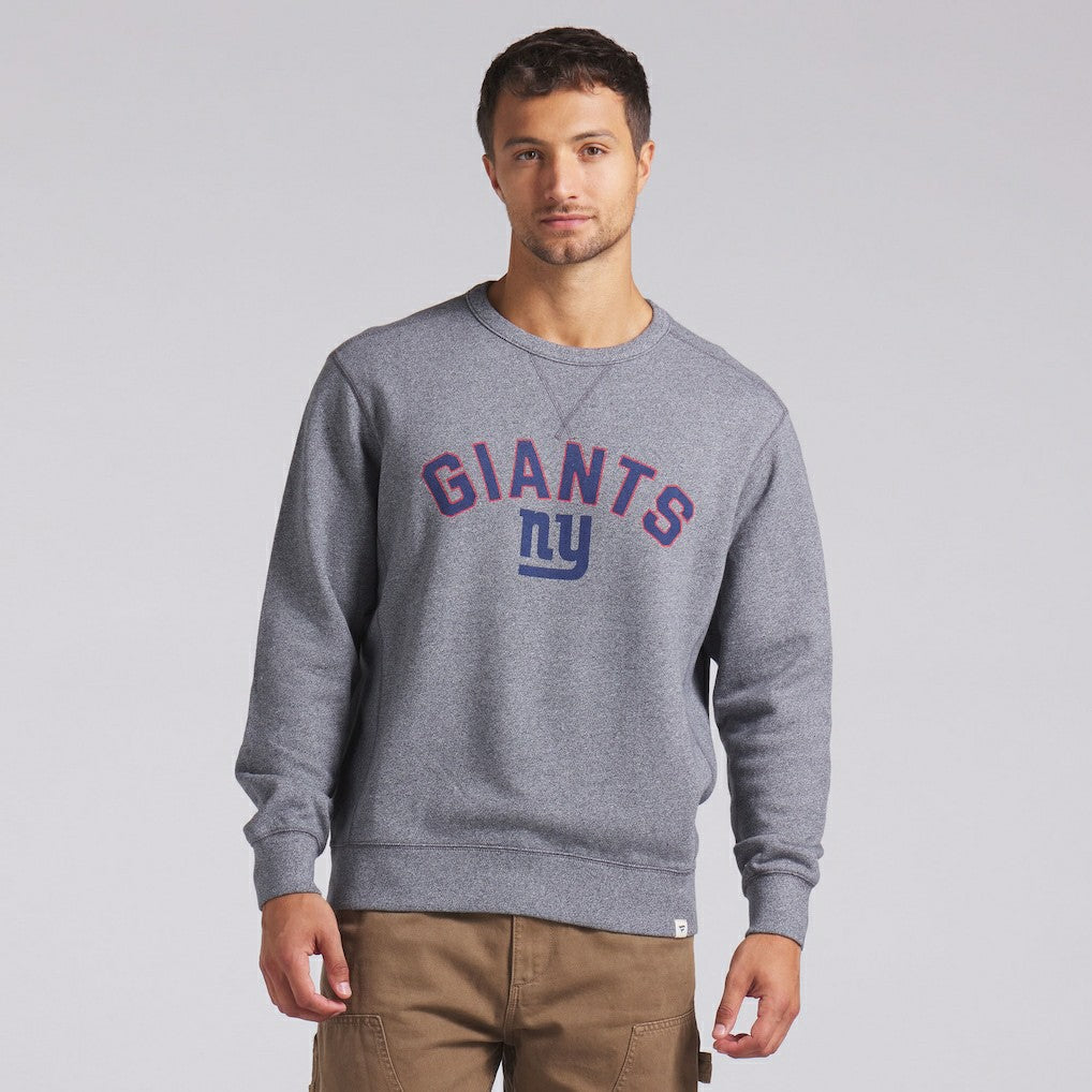 New York Giants Loop Terry Pullover Sweatshirt Heather Gray - Fanatics