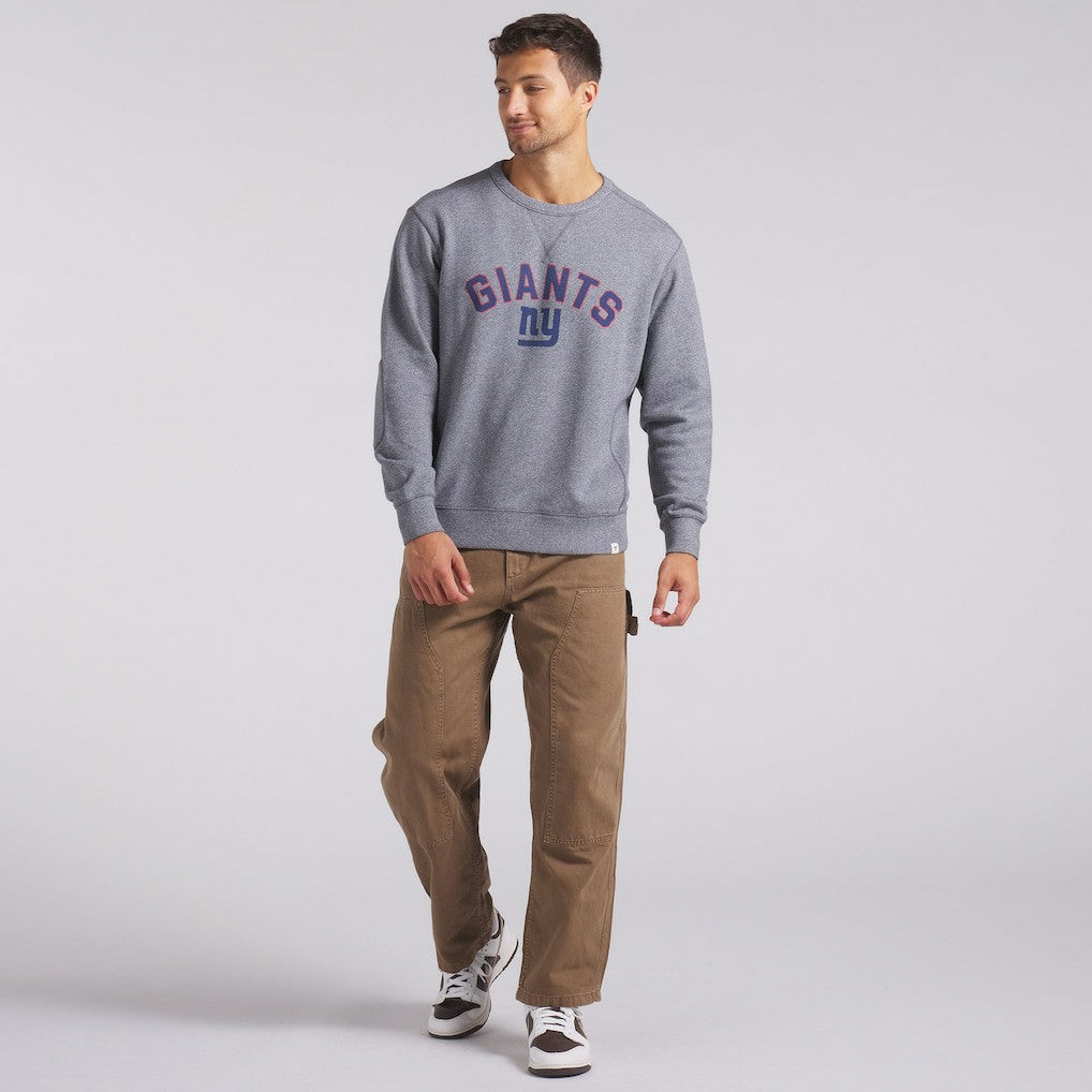 New York Giants Loop Terry Pullover Sweatshirt Heather Gray - Fanatics