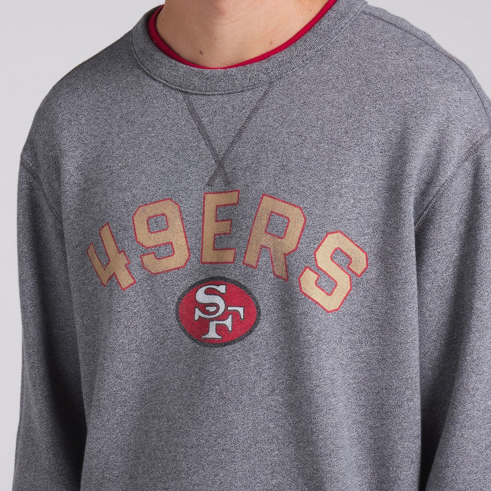 San Francisco 49ers Loop Terry Pullover Sweatshirt Heather Gray - Fanatics