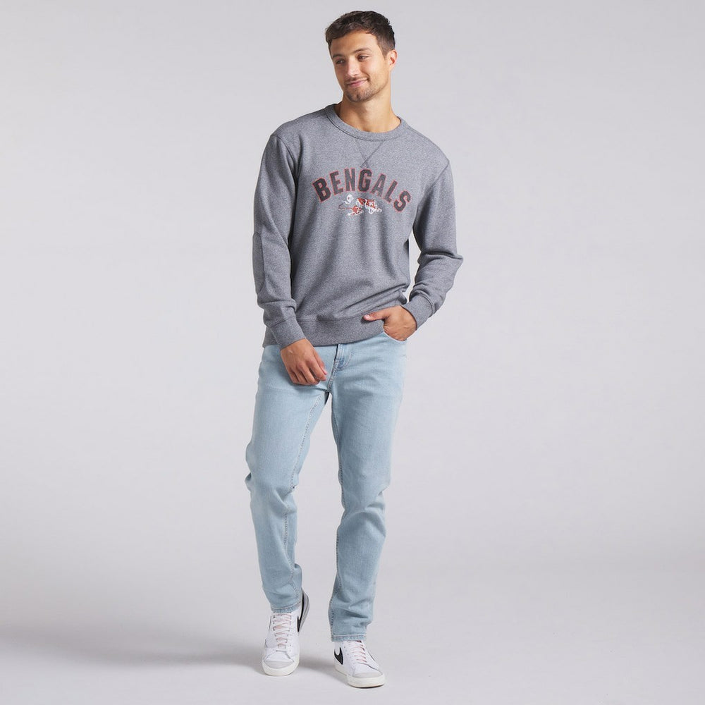 Cincinnati Bengals Loop Terry Pullover Sweatshirt Heather Gray - Fanatics