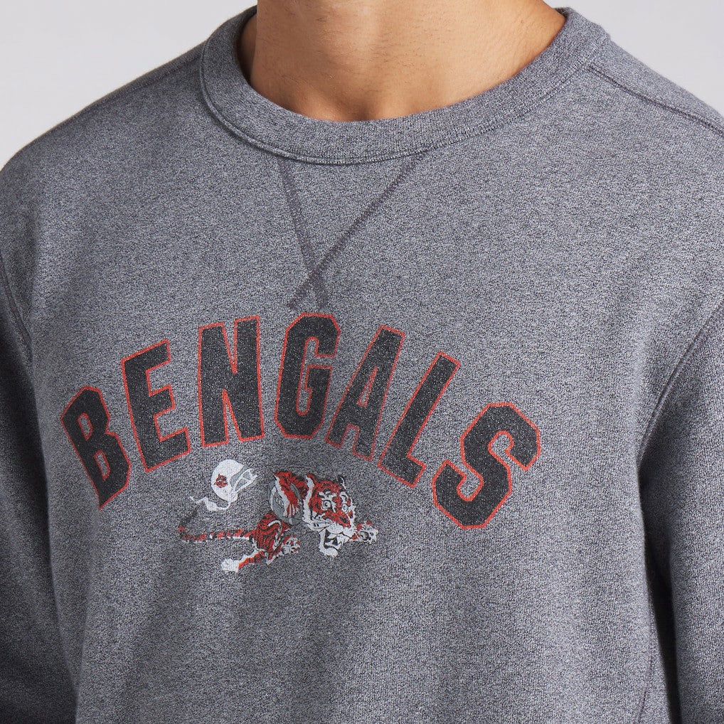 Cincinnati Bengals Loop Terry Pullover Sweatshirt Heather Gray - Fanatics