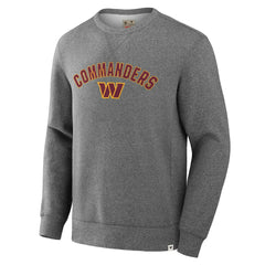 Washington Commanders Loop Terry Pullover Sweatshirt Heather Gray - Fanatics