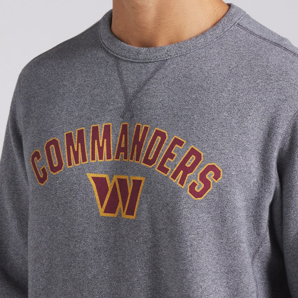 Washington Commanders Loop Terry Pullover Sweatshirt Heather Gray - Fanatics