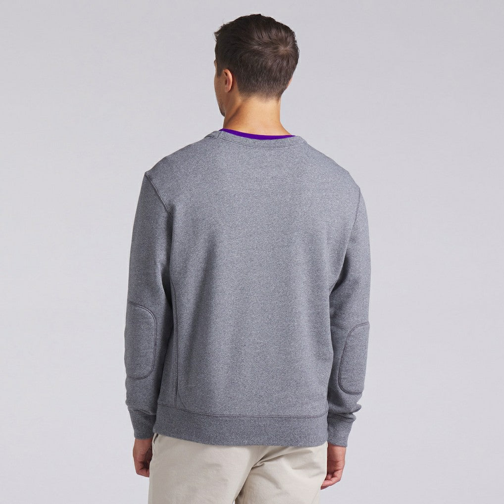 Minnesota Vikings Loop Terry Pullover Sweatshirt Heather Gray - Fanatics