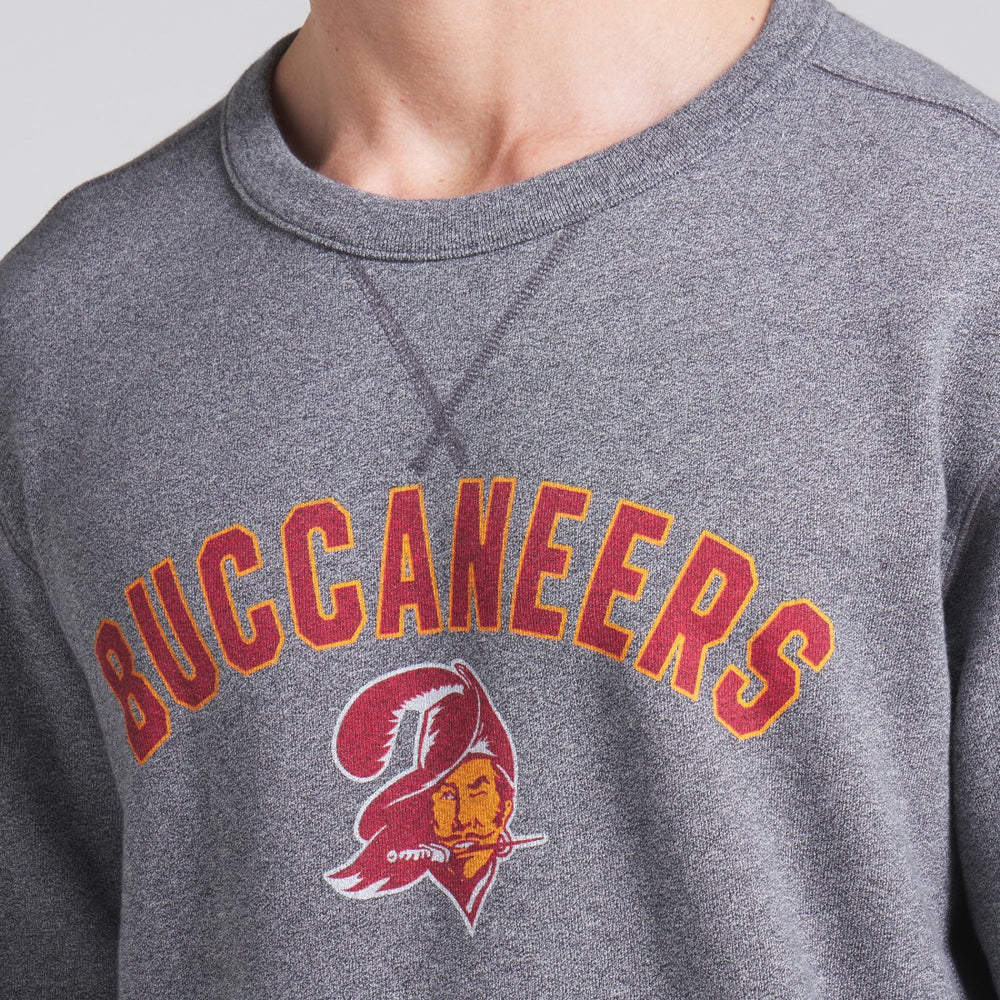 Tampa Bay Buccaneers Loop Terry Pullover Sweatshirt Heather Gray - Fanatics