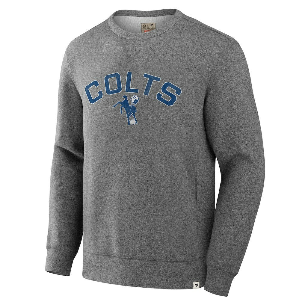 Indianapolis Colts Loop Terry Pullover Sweatshirt Heather Gray - Fanatics